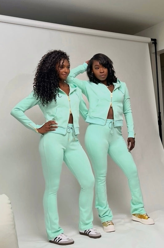 Minty Luxe Tracksuit