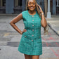 Old Money A-Line Tweed Dress