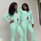 Minty Luxe Tracksuit