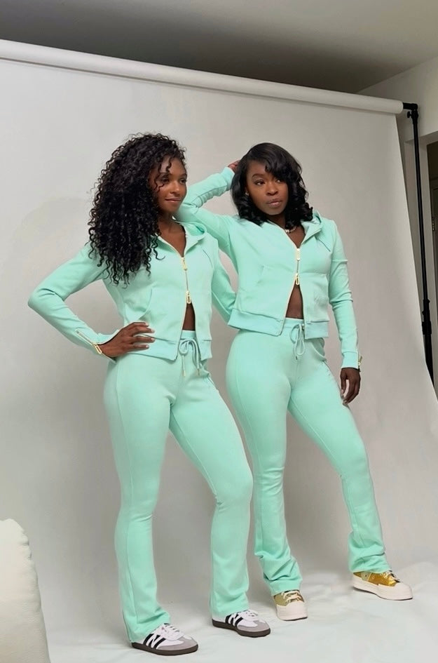 Minty Luxe Tracksuit