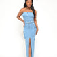 Blue Skies Maxi Jean Dress