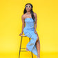 Blue Skies Maxi Jean Dress